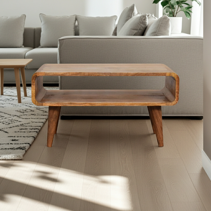 Open Oak-ish TV Stand | Media Unit