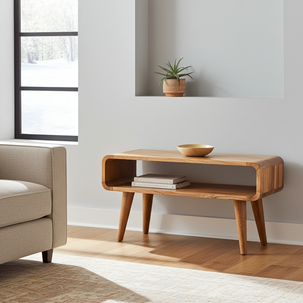 Open Oak-ish TV Stand | Media Unit