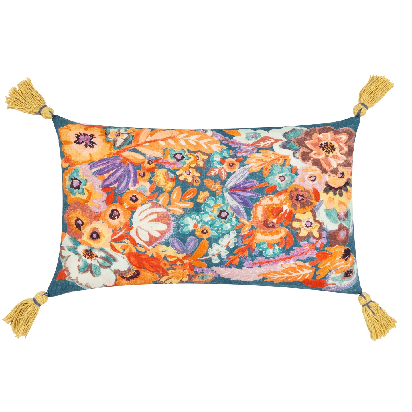 TRALOA 30X50 CUSHION CASE MULTI/GOLD