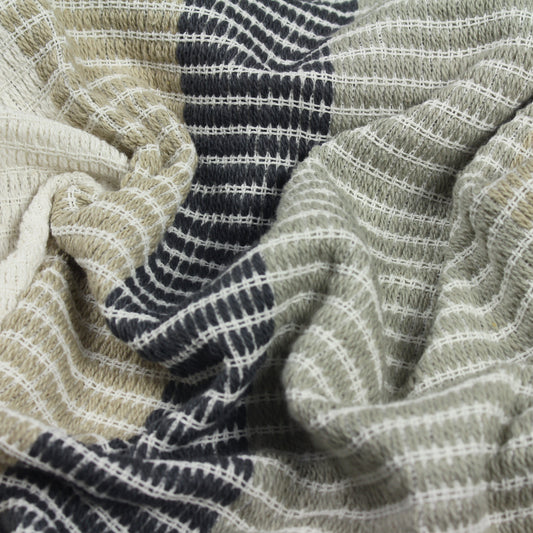 TULSA 130X180 THROW GREY/NATURAL