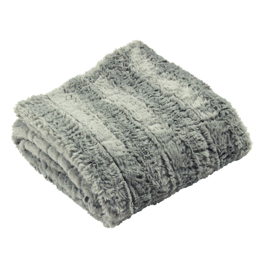 TUNDRA 130X180 THROW GREY
