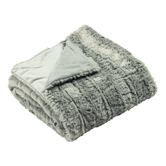 TUNDRA 130X180 THROW GREY