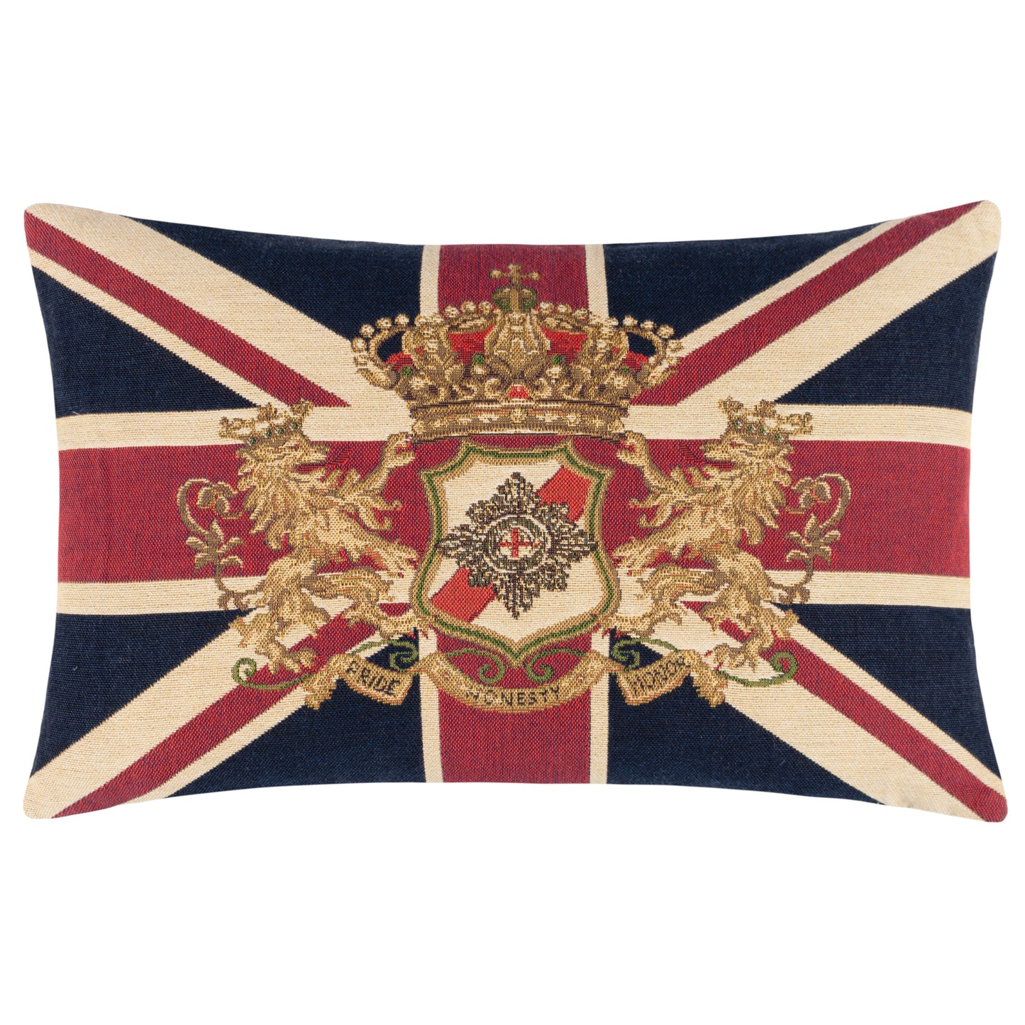 UNION JACK LION 46X32 CUSHION CASE