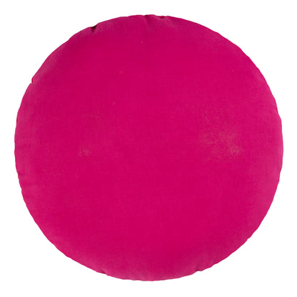 UNITY 40CM ROUND READY FILLED CUSHION GREEN/PINK
