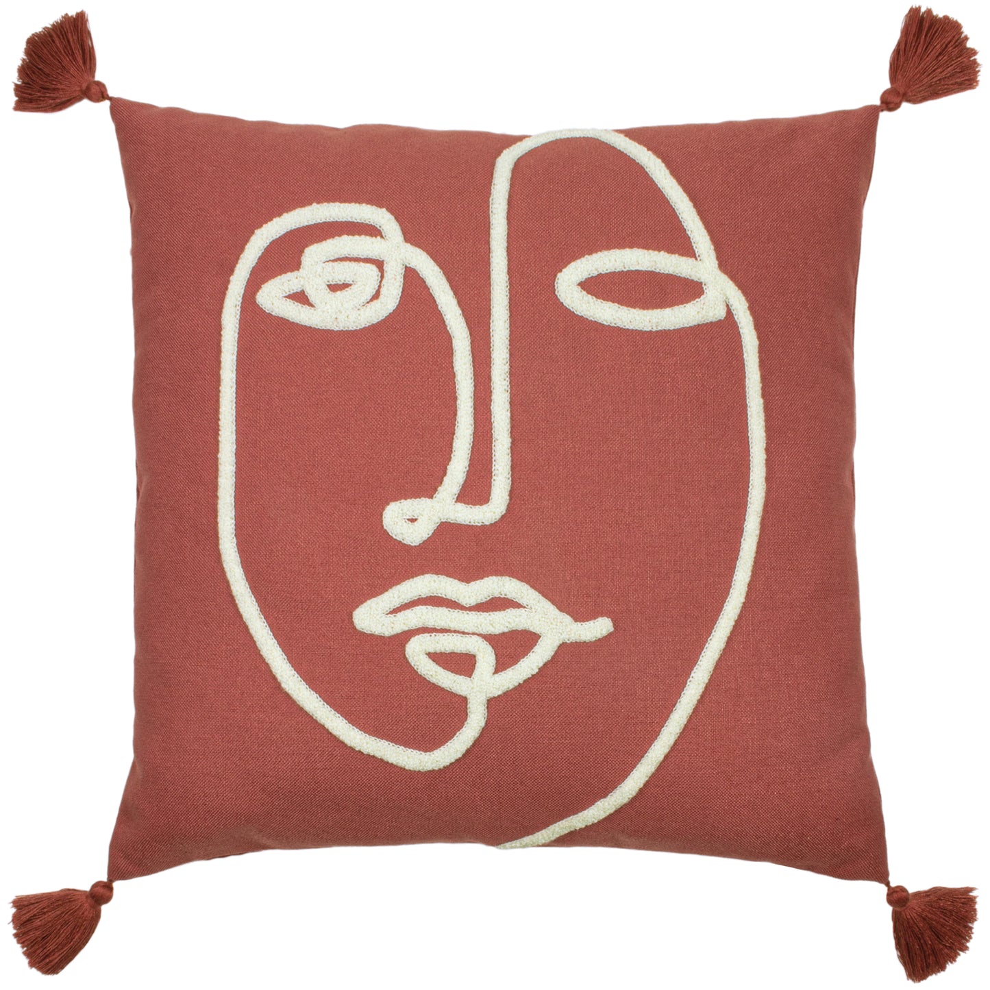 UNO FACE 45X45 C/CASE RED CLAY