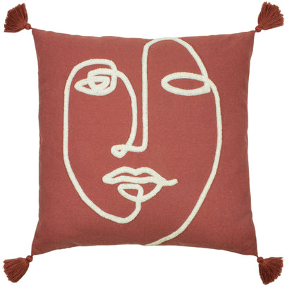 UNO FACE 45X45 C/CASE RED CLAY