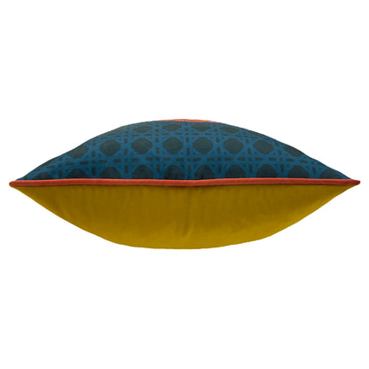UNTAMED 43X43 CUSHION CASE BLUE