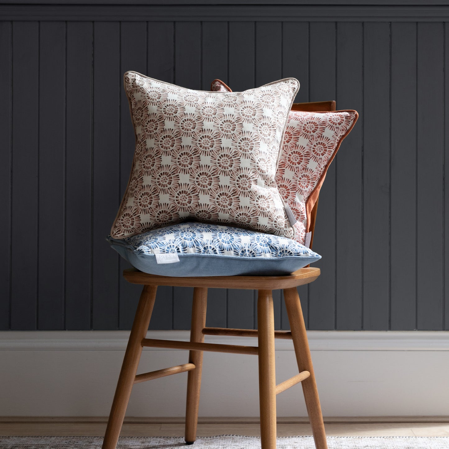 VALI 43X43 CUSHION CASE STONE
