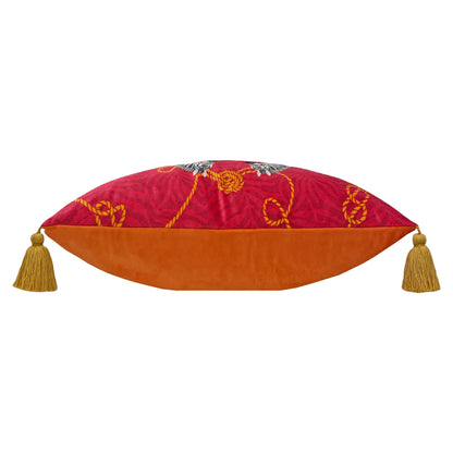 VIVID ANDALUCIAN ZEBRAS 30X50 CUSHION CASE ORANGE