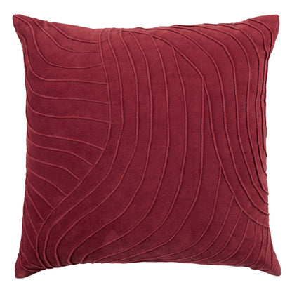 WATERFALL 50x50 CUSHION CASE POMEGRANATE