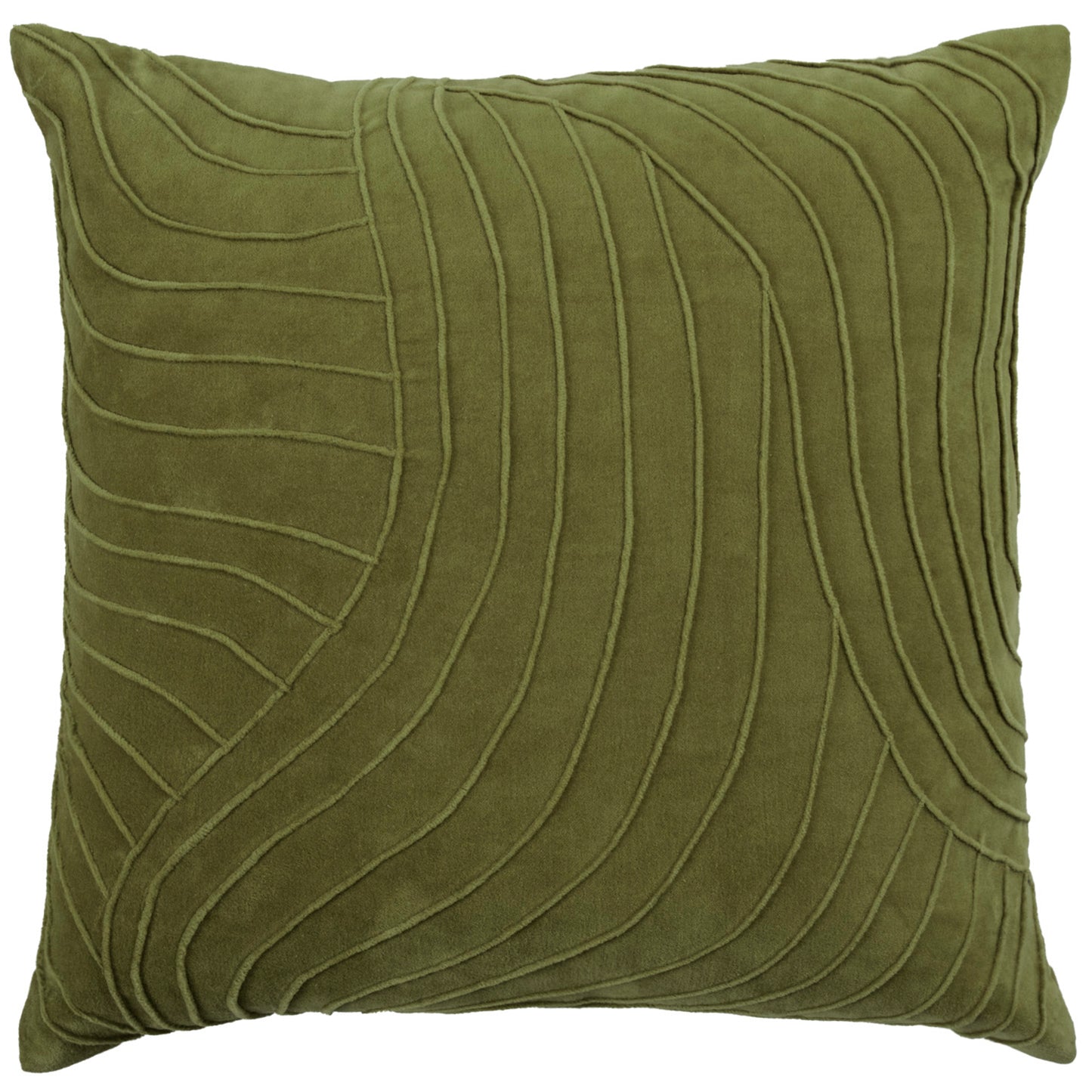 WATERFALL 50x50 CUSHION CASE SAGE