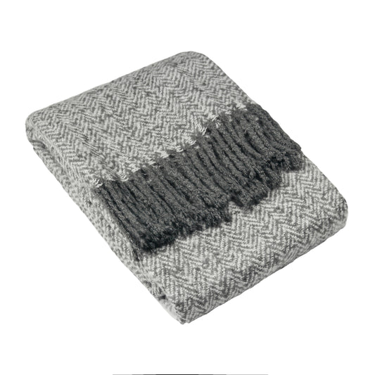 WEAVER 130X180 THROW GREY