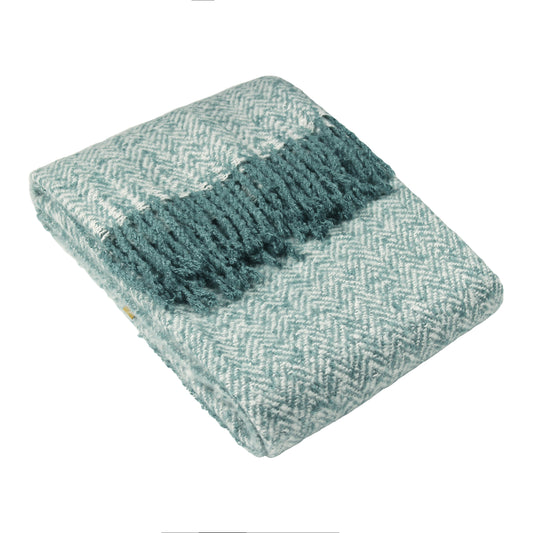 WEAVER 130X180 THROW TEAL