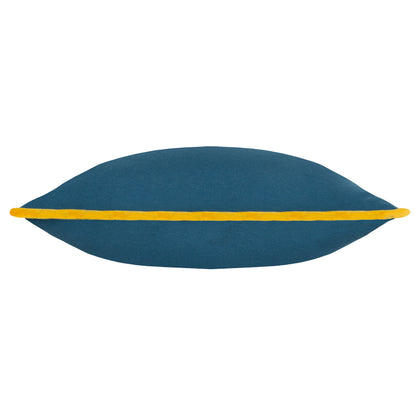 WIGGLE 45X45 FILLED CUSHION BLUE/YELLOW
