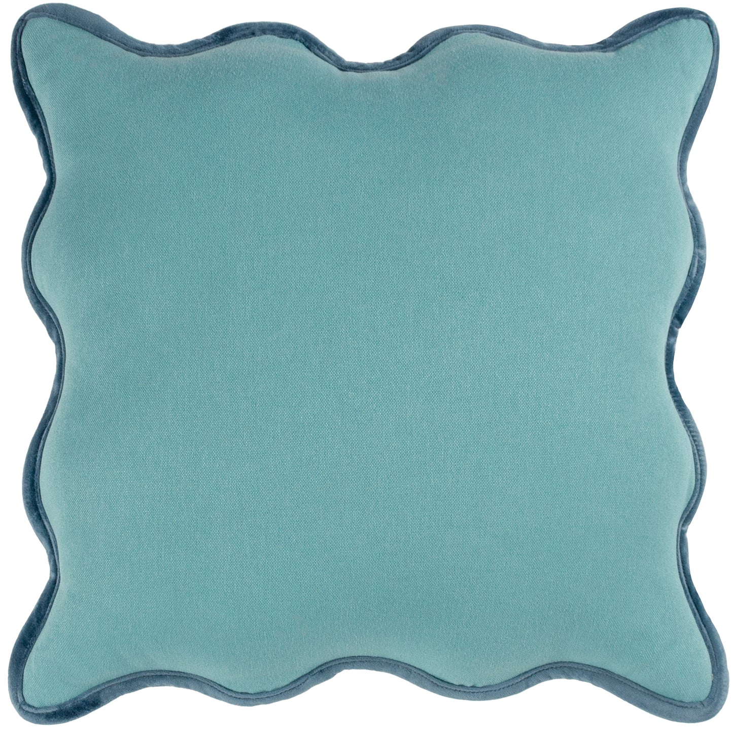 WIGGLE 45X45 FILLED CUSHION MINERAL/BLUE