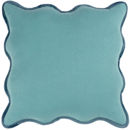 WIGGLE 45X45 FILLED CUSHION MINERAL/BLUE
