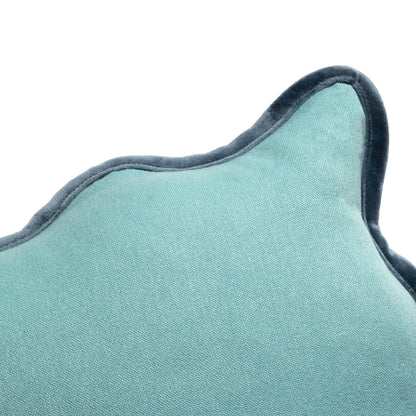 WIGGLE 45X45 FILLED CUSHION MINERAL/BLUE