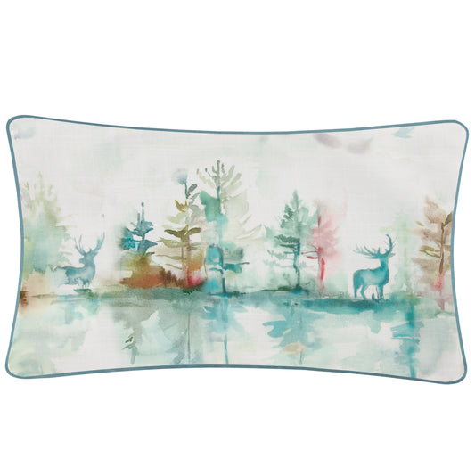 WILDERNESS TOPAZ 30X50 OUTDOOR CUSHION CASE TEAL