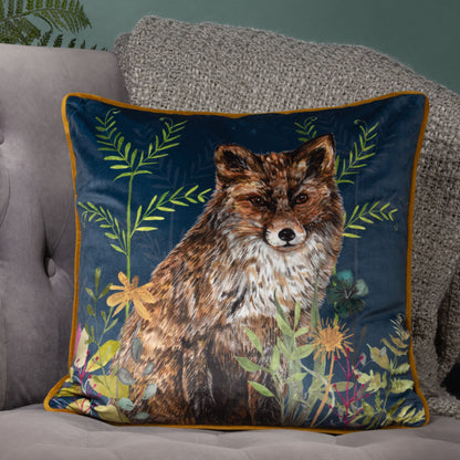 WILLOW FOX 43X43 CUSHION CASE MIDNIGHT
