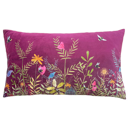 WILLOW WILDFLOWER MEADOW 30X50 CUSHION CASE MULTI