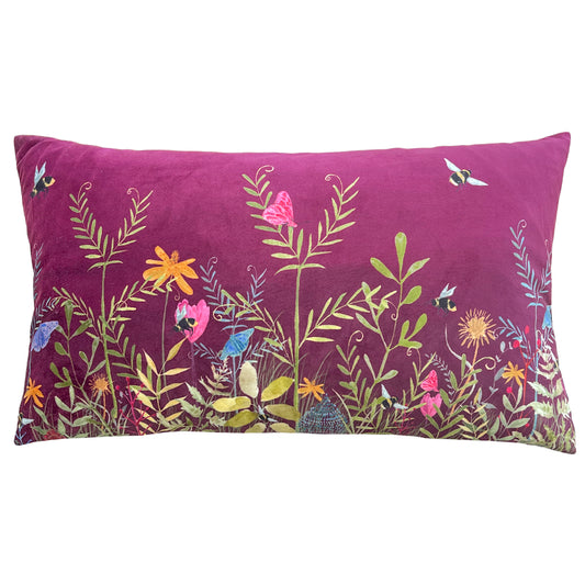 WILLOW WILDFLOWER MEADOW 30X50 CUSHION CASE MULTI