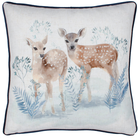 WINTER FAWNS 43X43 CUSHION CASE MULTI