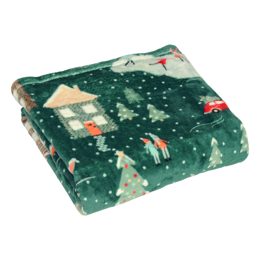 WINTER PINES 130X150 THROW PINE
