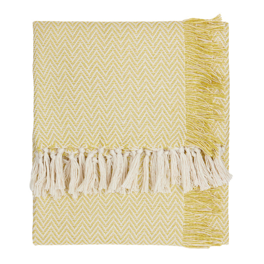 WISLEY 130X180 OUTDOOR THROW YELLOW