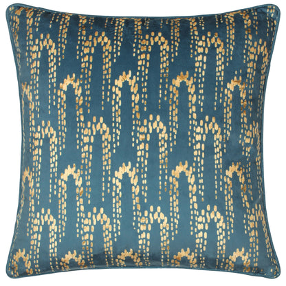 WISTERIA 50X50 CUSHION COVER PETROL