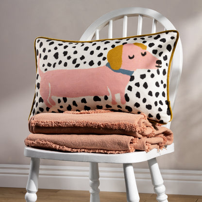 WOOFERS SAUSAGE DOG 30X50 CUSHION CASE MULTI