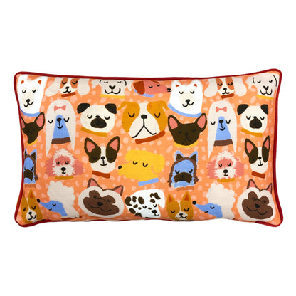WOOFERS RESERVED 30X50 CUSHION CASE MULTI