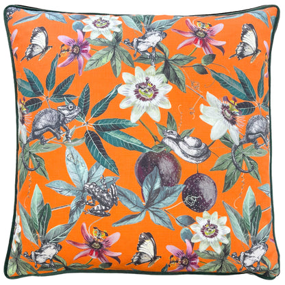 WILD PASSION CREATURES 50X50 CUSHION CASE ORANGE