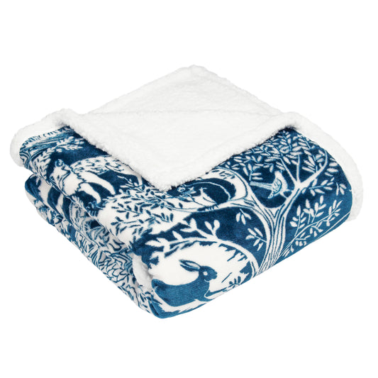 WINTER WOODS 130X150 THROW MIDNIGHT