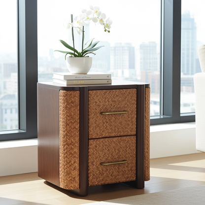 Havana Canefront Bedside Table | Nightstand