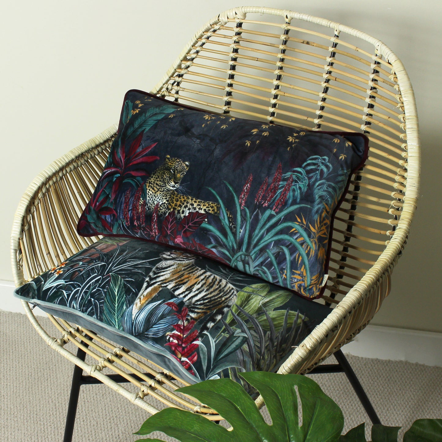 ZINARA 30X50 CUSHION COVER LEOPARD
