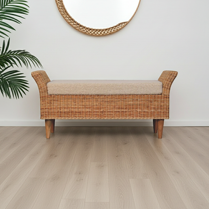 Riviera Woven Bench