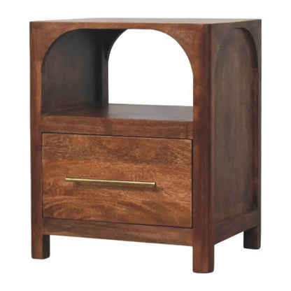 Arc-Line Bedside Table | Nightstand