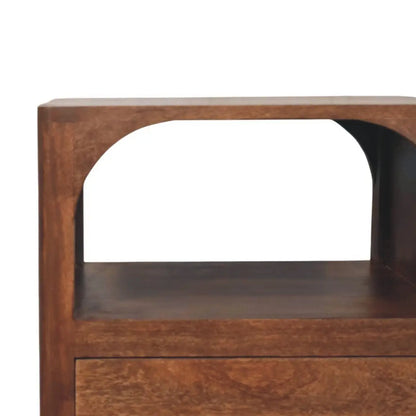 Arc-Line Bedside Table | Nightstand
