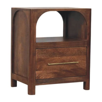 Arc-Line Bedside Table | Nightstand