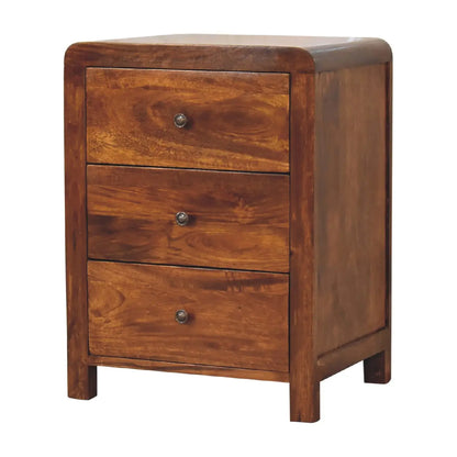 Aspen 3 Drawer Bedside Table | Nightstand