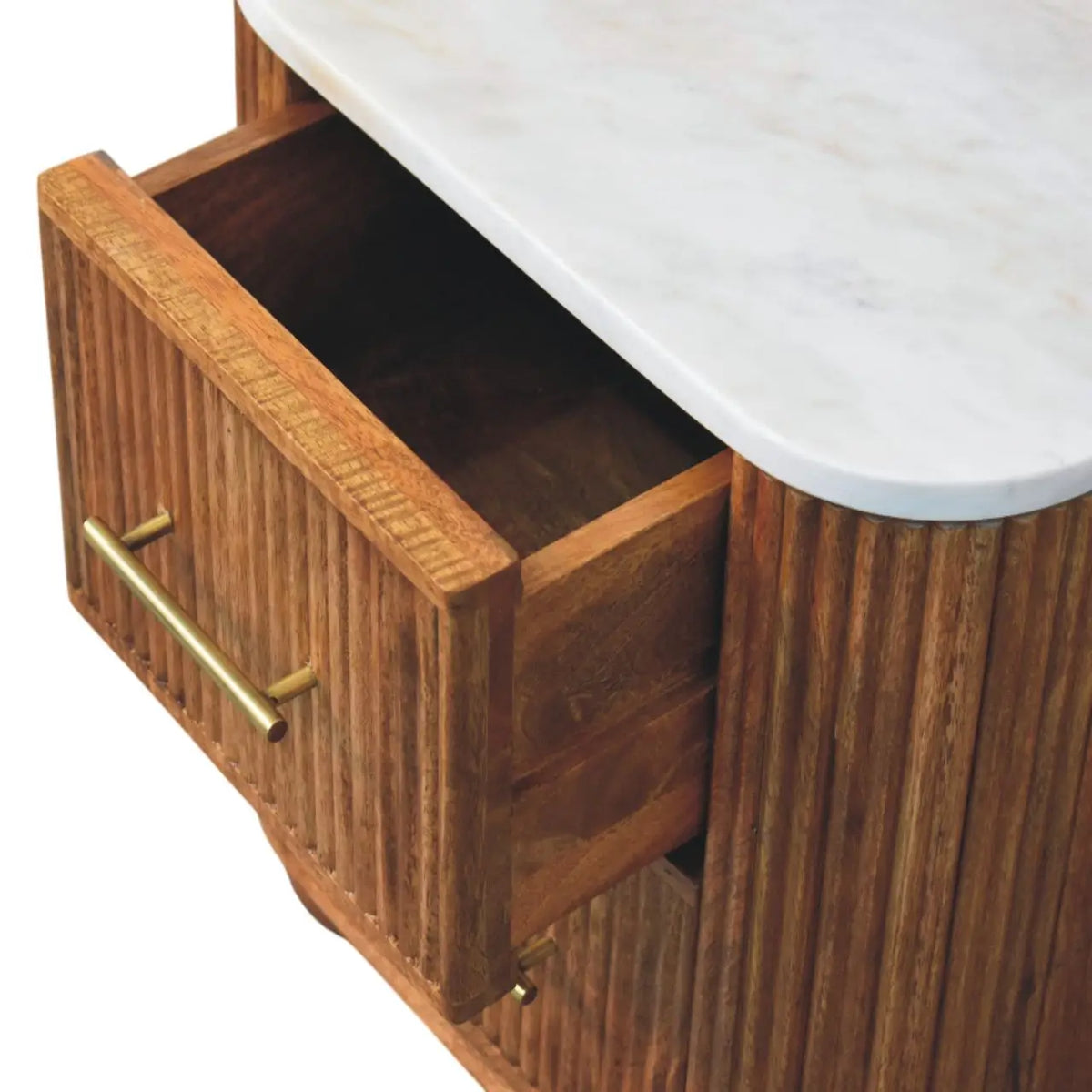 Aurora Marble Bedside Table | Nightstand