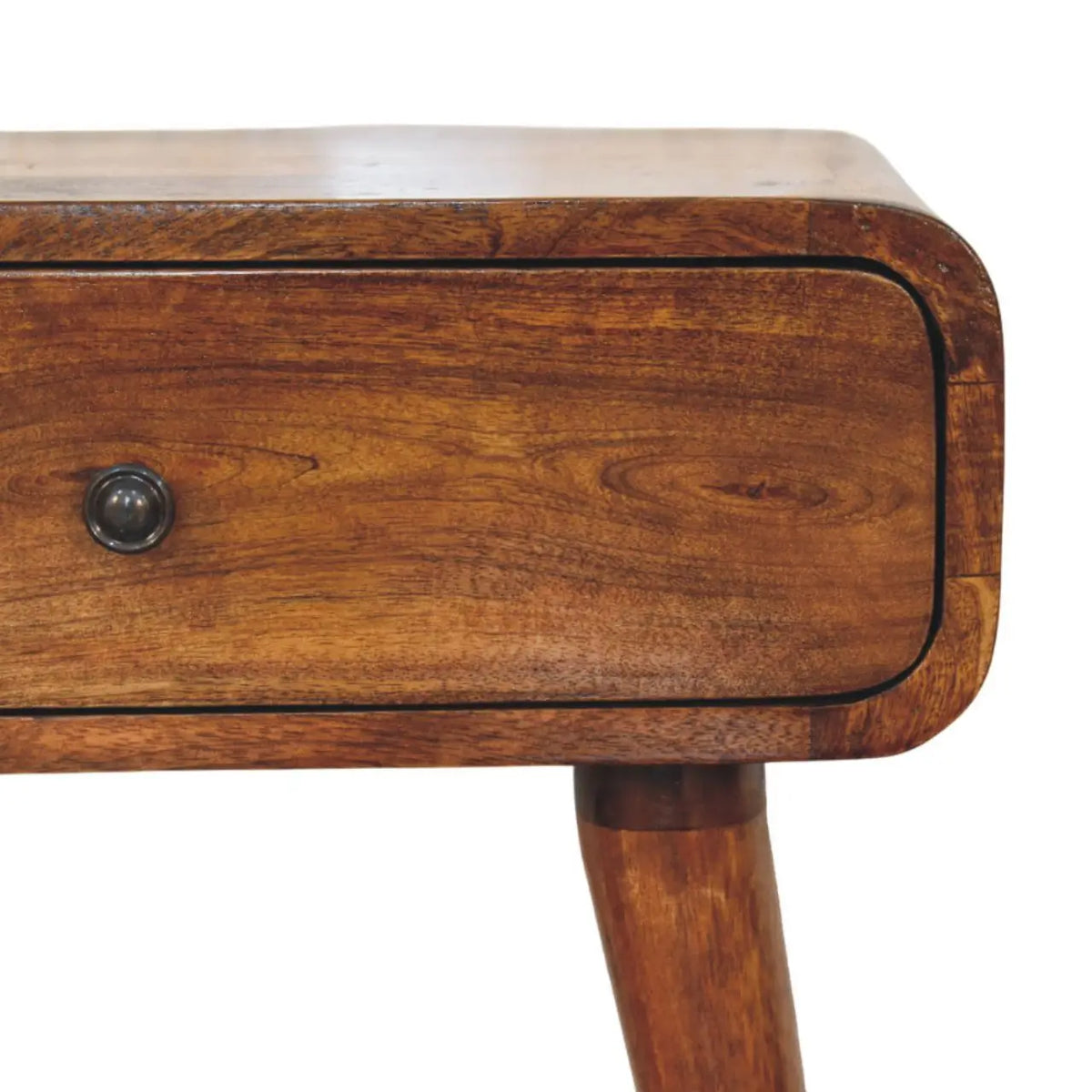 Avora Chestnut Nightstand with 1 Drawer | Bedside Table