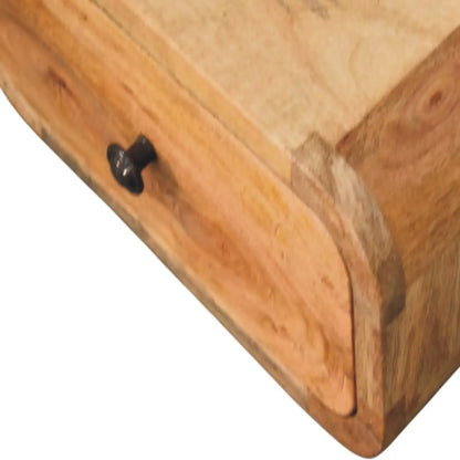 Avora Mini Wall Mounted Oak-ish 1 Drawer Nightstand | Bedside Table