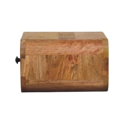 Avora Mini Wall Mounted Oak-ish 1 Drawer Nightstand | Bedside Table