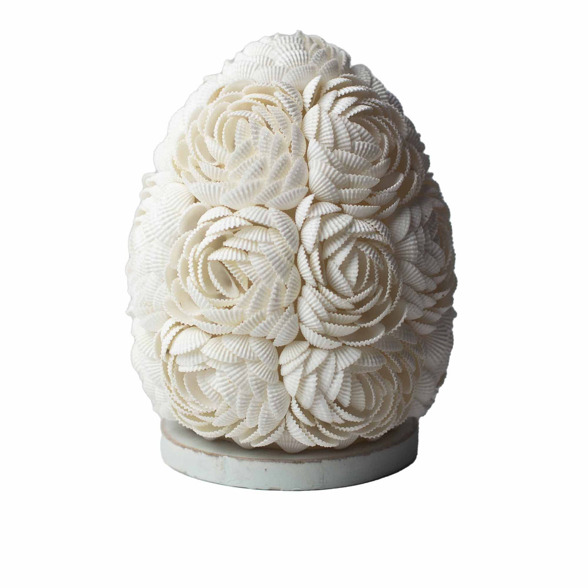 Boho Seashell Table Lamp – Rose Oval