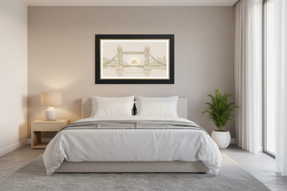 London Tower Bridge Framed Wall Art | Livvat Exclusive