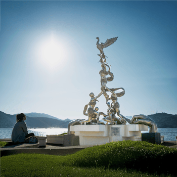 Bronze Abstract Sculpture 'Continuum' - Image 2