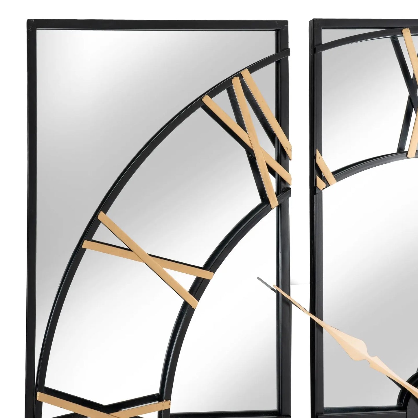 Brooklyn Black And Gold Wall Clock