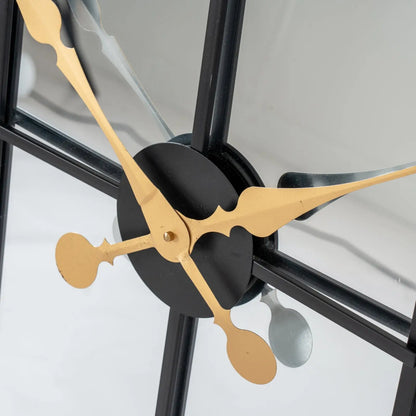 Brooklyn Black And Gold Wall Clock
