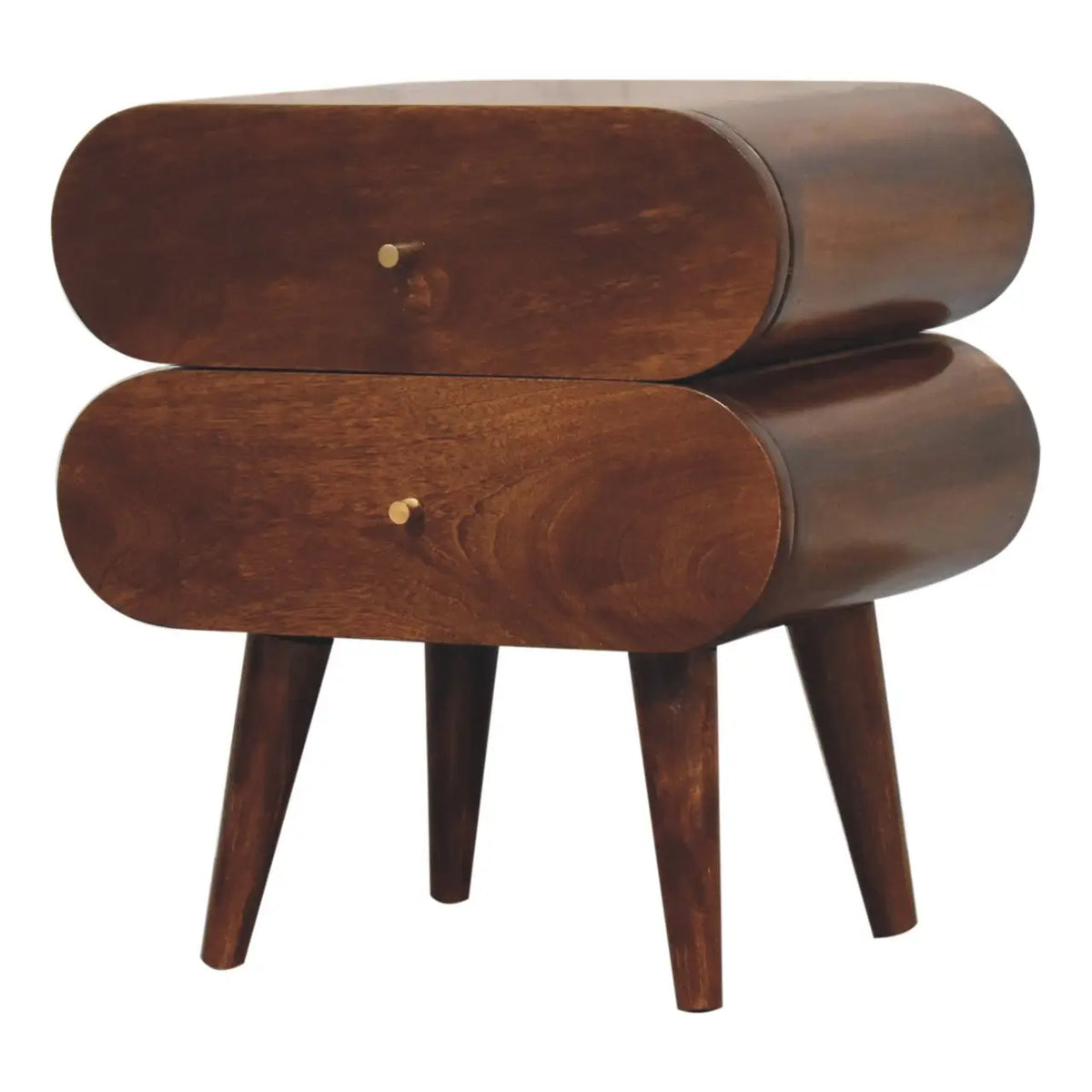 Bubble Chestnut Bedside Table | Nightstand